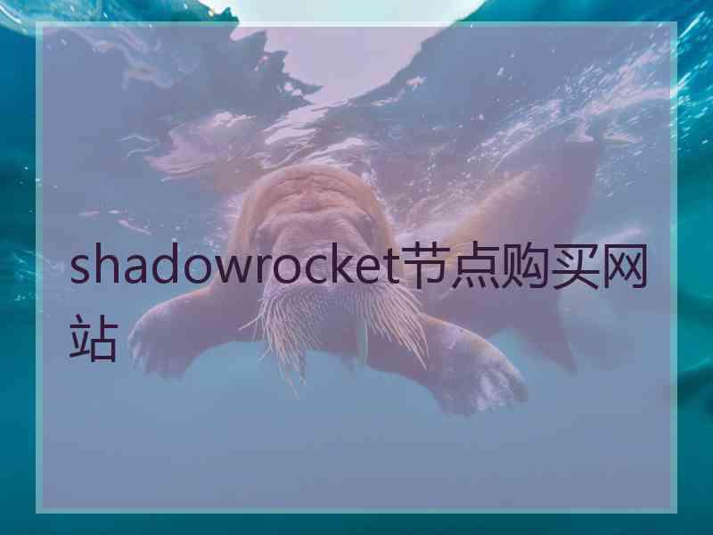 shadowrocket节点购买网站