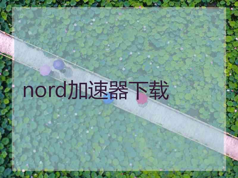 nord加速器下载