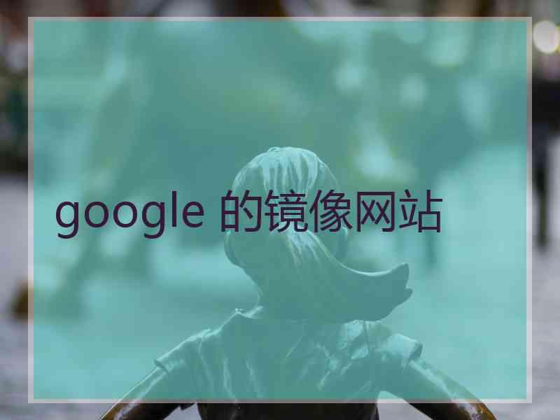 google 的镜像网站