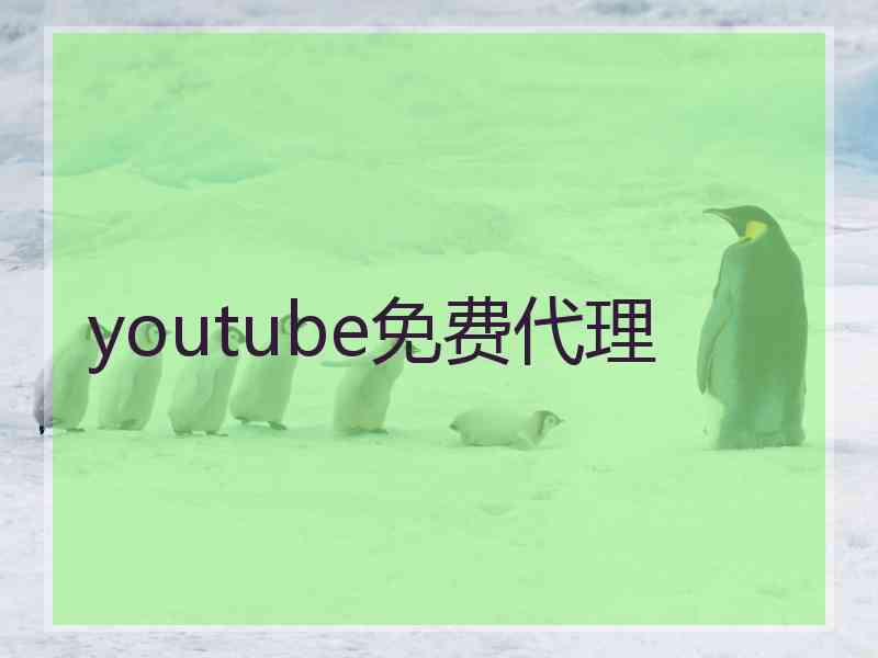 youtube免费代理